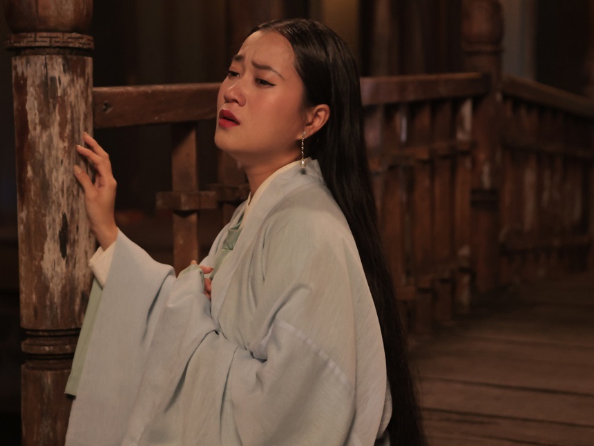 Lâm Vỹ Dạ "chán" diễn xuất bất ngờ nhá hàng MV cổ trang - Ảnh 5.