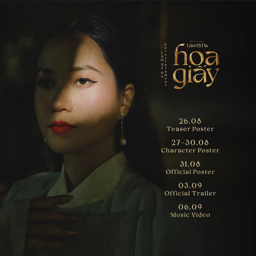 Lâm Vỹ Dạ "chán" diễn xuất bất ngờ nhá hàng MV cổ trang - Ảnh 3.