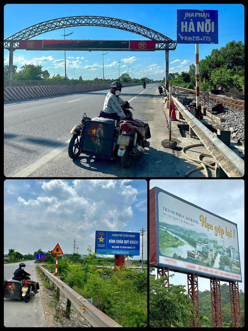 Chàng trai ngồi xe lăn đi xuyên Việt, nỗ lực vẽ giấc mơ không tưởng - Ảnh 3.