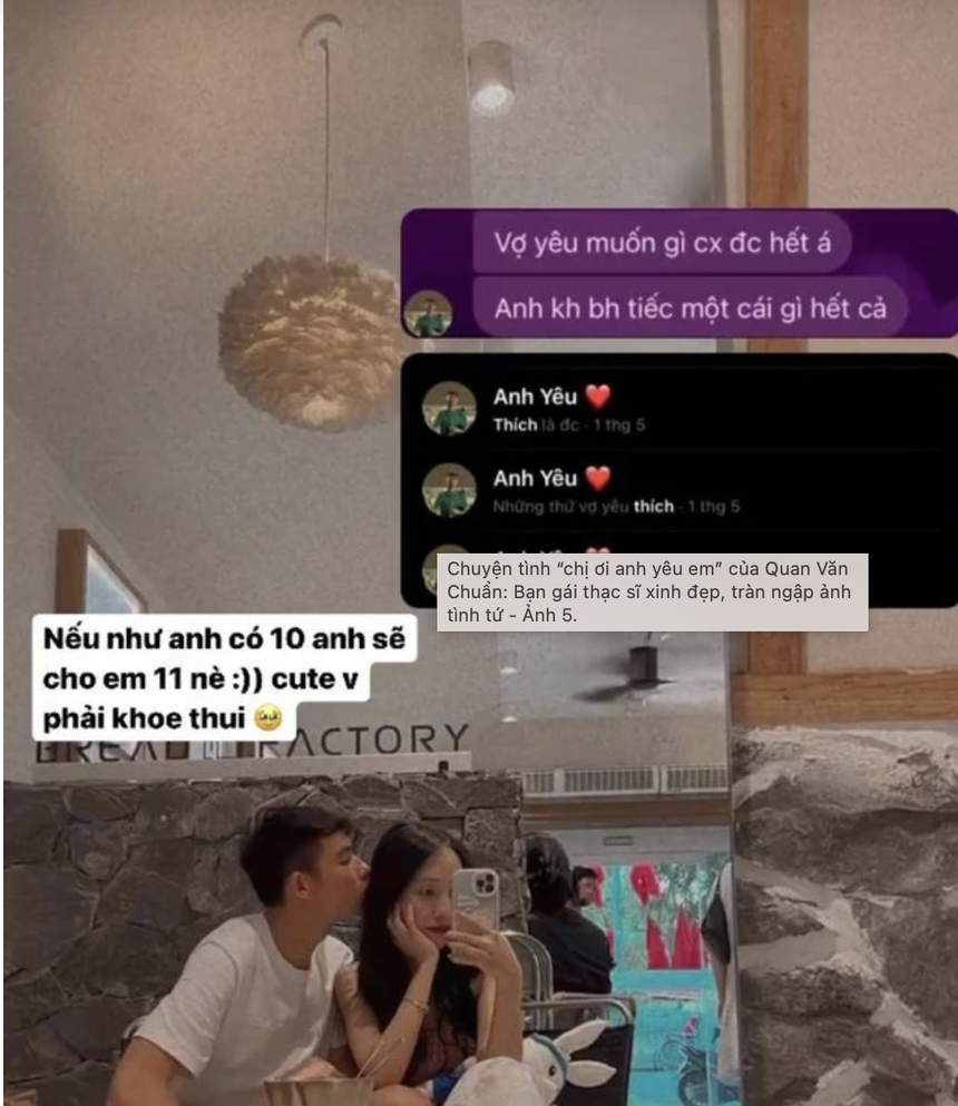 Bạn gái hơn tuổi của Quan Văn Chuẩn: Xinh đẹp, nóng bỏng đến cỡ nào mà thủ môn trẻ flex không ngừng? - Ảnh 8.