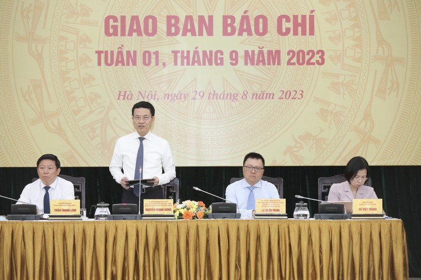 Giao ban báo chí Mùa thu 2023: Cùng mở hướng đi - Mọi cơ quan báo chí sẽ trở thành cơ quan báo chí số - Ảnh 4.