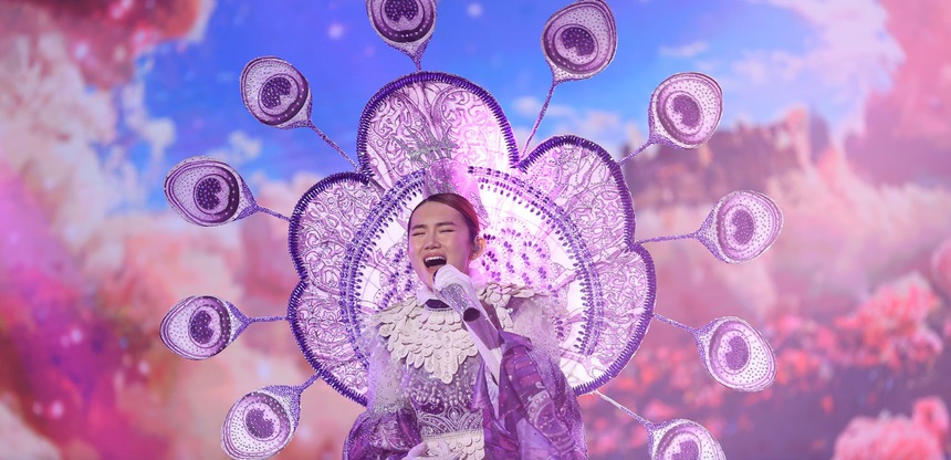 ‘Học trò Khánh Thi’ Hoàng Mỹ An dừng chân tại Ca sĩ mặt nạ 2 - Ảnh 4.