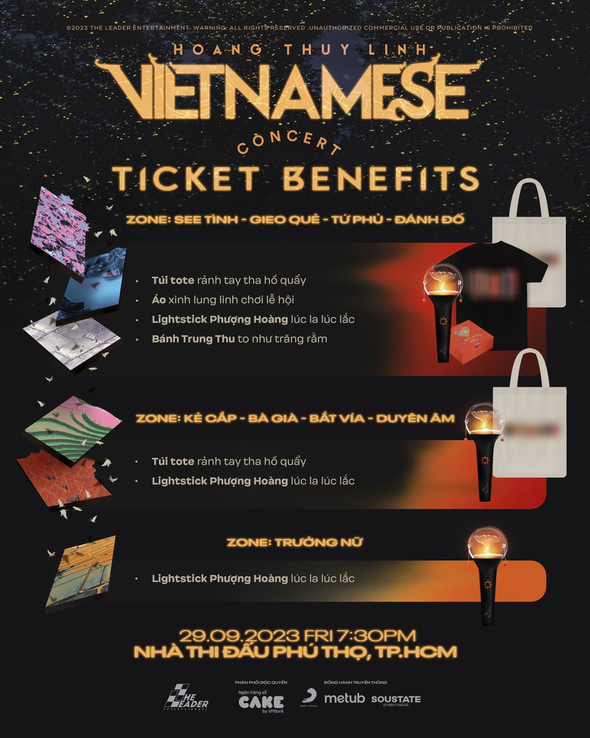 Hoàng Thùy Linh công bố giá 6 hạng vé concert 'Vietnamese': Vé cao nhất 3,9 triệu đồng - Ảnh 2.