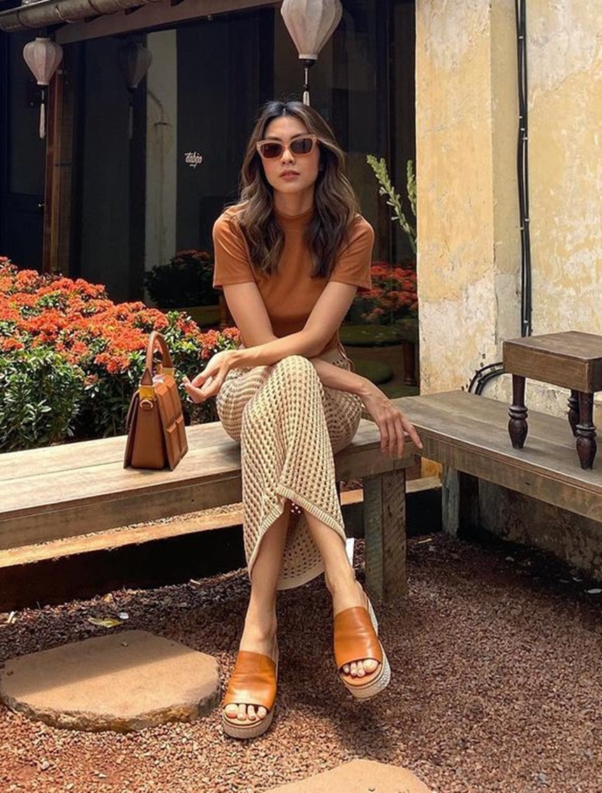 Học mỹ nhân Việt diện chân váy dài tôn dáng tuyệt đối - Ảnh 9.