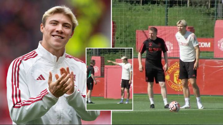 Siêu tân binh Hojlund sẵn sàng ra mắt MU ở 'đại chiến' Arsenal, số áo bao nhiêu? - Ảnh 2. Siêu tân binh Hojlund sẵn sàng ra mắt MU ở 'đại chiến' Arsenal, số áo bao nhiêu? - Ảnh 2.