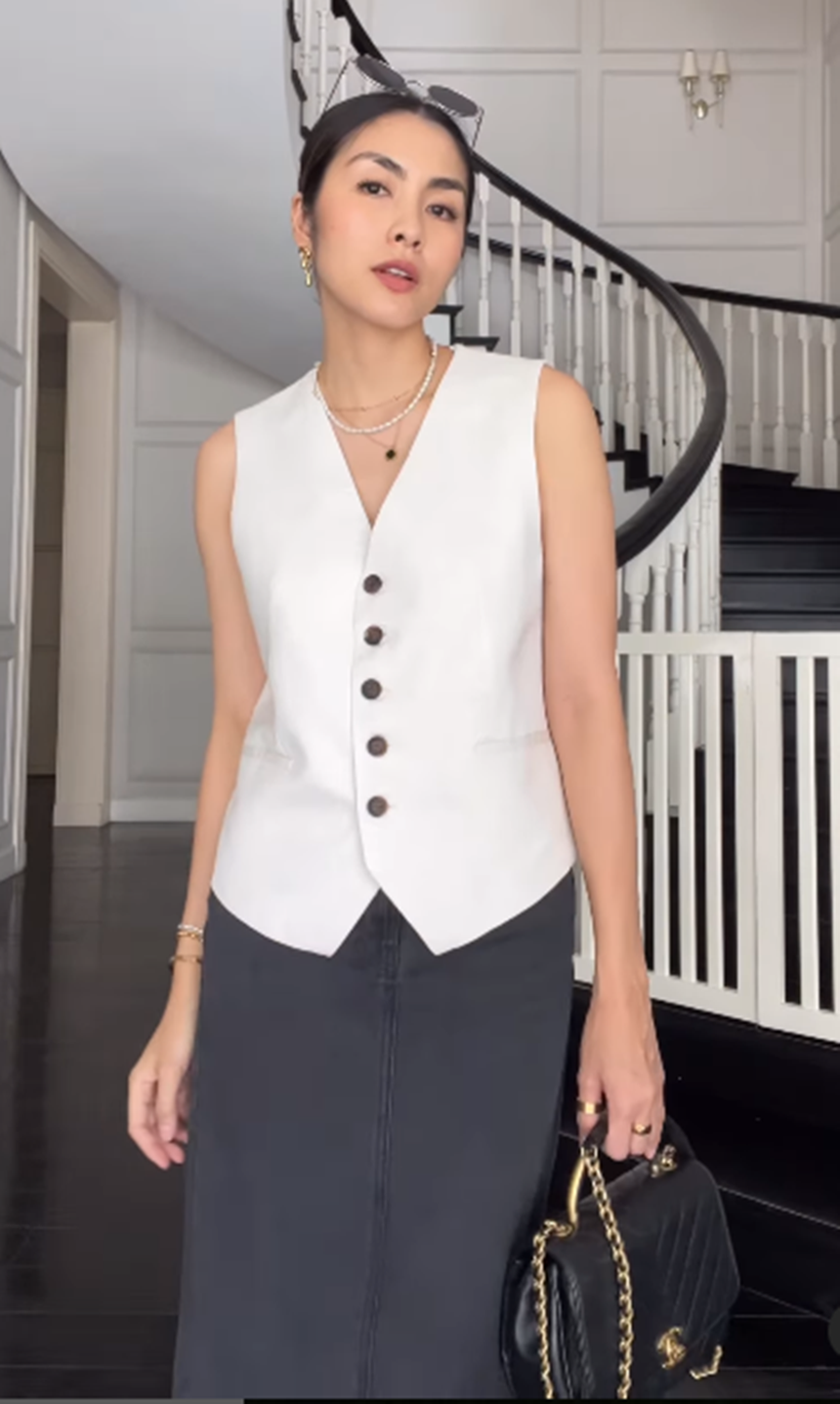 Học mỹ nhân Việt diện chân váy dài tôn dáng tuyệt đối - Ảnh 7.