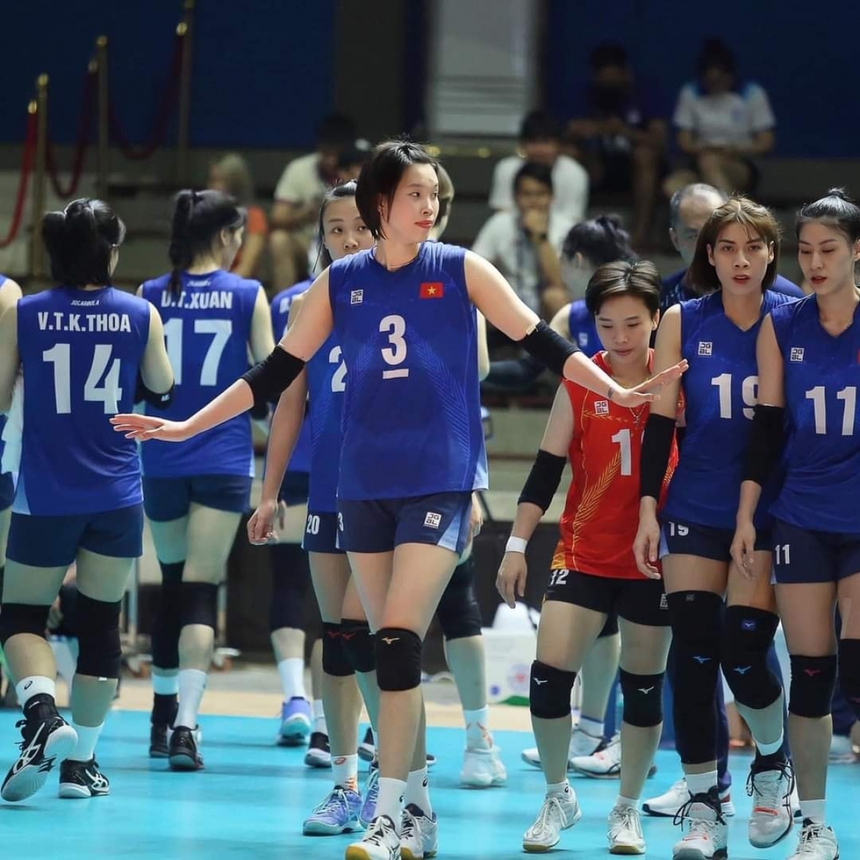 Top 5 VĐV nữ cao nhất SEA V.League 2023: ‘Khủng long’ Thanh Thúy bị soán ngôi đầu - Ảnh 3.