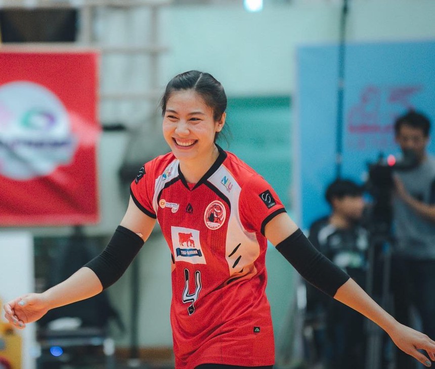 Top 5 VĐV nữ cao nhất SEA V.League 2023: ‘Khủng long’ Thanh Thúy bị soán ngôi đầu - Ảnh 5.