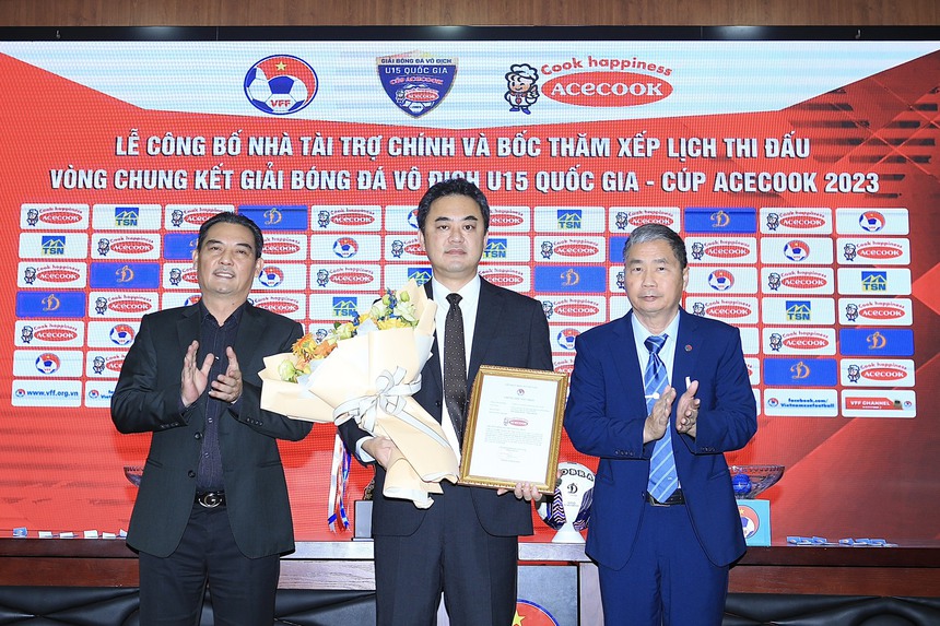 Acecook tài trợ chính cho VCK giải bóng đá vô địch U15 QG 2023 - Ảnh 2.