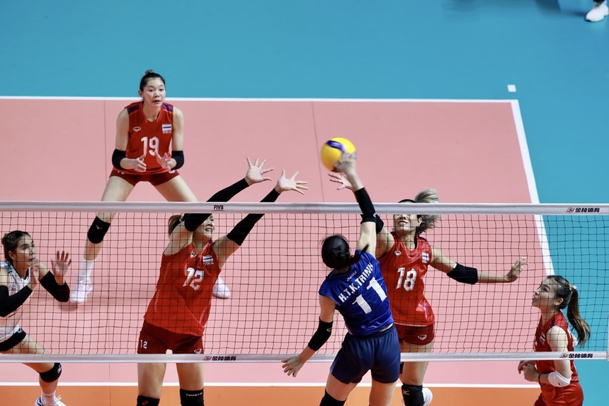 TRỰC TIẾP bóng chuyền nữ Việt Nam vs Thái Lan, SEA V League 2023 (19h hôm nay) - Ảnh 4.