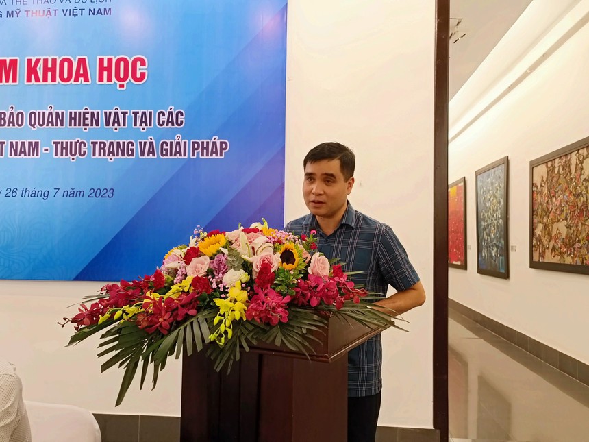 Nan giải chuyện bảo quản hiện vật tại các bảo tàng mỹ thuật - Ảnh 2. Nan giải chuyện bảo quản hiện vật tại các bảo tàng mỹ thuật - Ảnh 2.