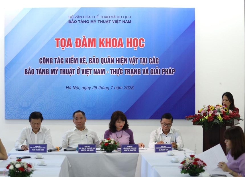 Nan giải chuyện bảo quản hiện vật tại các bảo tàng mỹ thuật - Ảnh 1. Nan giải chuyện bảo quản hiện vật tại các bảo tàng mỹ thuật - Ảnh 1.