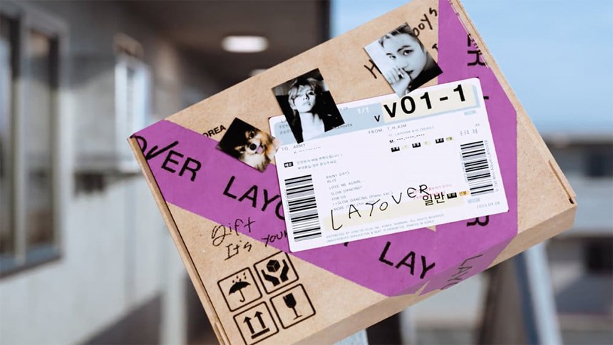 V BTS tung teaser 'Layover', chính thức phát hành album solo đầu tay vào tháng 9 - Ảnh 1.