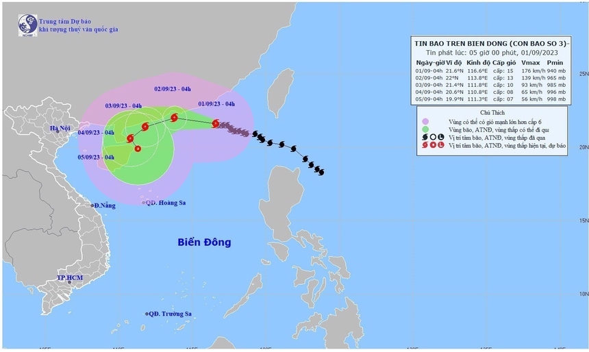 Khả năng xuất hiện từ 2 - 3 cơn bão và áp thấp nhiệt đới ảnh hưởng đến Bắc Bộ, Bắc Trung Bộ - Ảnh 1.
