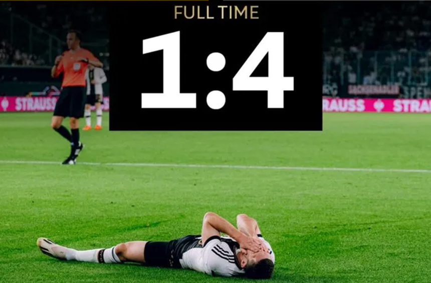 Đức thua sốc Nhật Bản 1-4 trong trận đấu giao hữu chuẩn bị cho EURO 2024