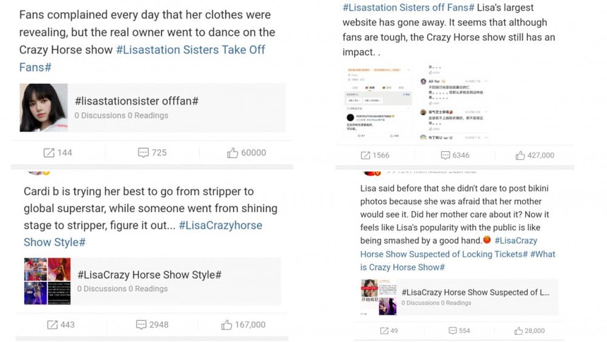 Instagram của Lisa Blackpink bị khủng bố sau thông báo diễn ở quán rượu khoả thân - Ảnh 2.