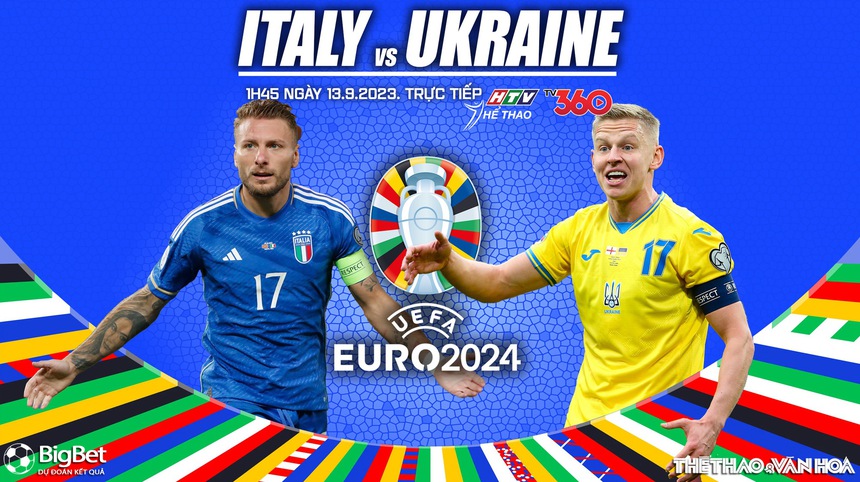 Nhận định bóng đá Ý vs Ukraina, vòng loại EURO 2024 (01h45, 13/9) - Ảnh 2. Nhận định bóng đá Ý vs Ukraina, vòng loại EURO 2024 (01h45, 13/9) - Ảnh 2.