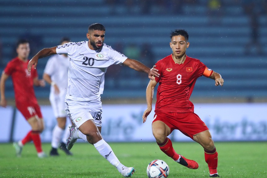 VTV5 trực tiếp bóng đá Việt Nam vs Palestine: Trận đấu bắt đầu - Ảnh 7.