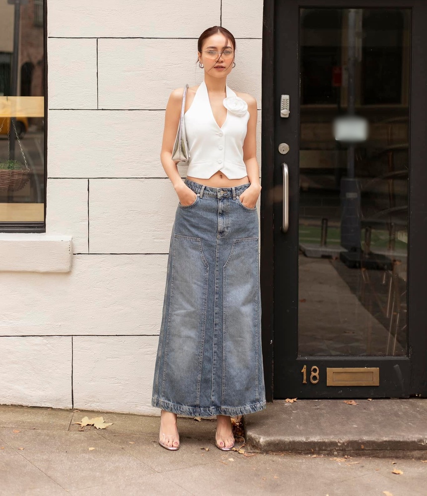 Quần short - Item được Ninh Dương Lan Ngọc diện đi muôn nơi: Dễ mặc, dễ phối, tôn dáng hiệu quả  - Ảnh 10.