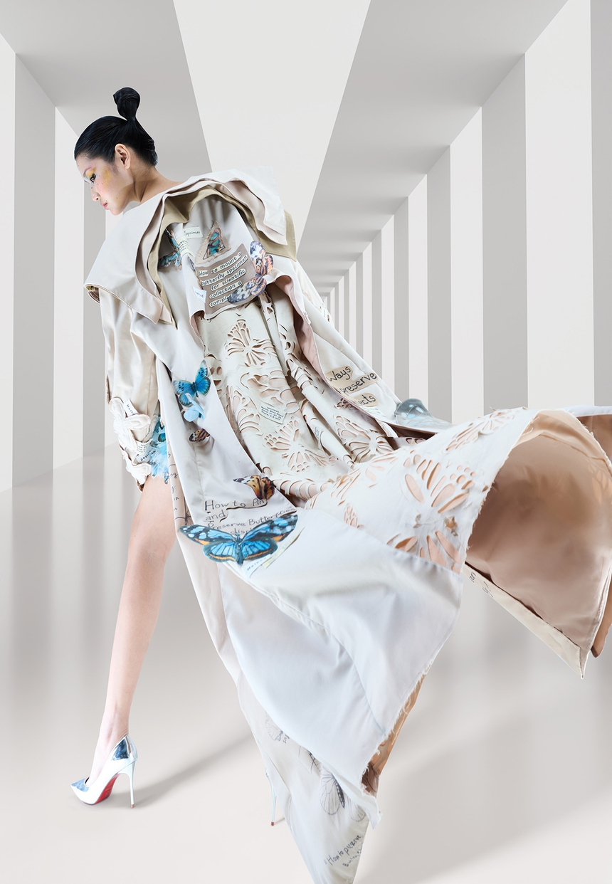 NTK Phan Anh Tuấn cùng sinh viên Tôn Đức Thắng trình làng BST tốt nghiệp ấn tượng - Ảnh 6.