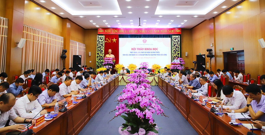 Hội thảo khoa học về xây dựng và phát triển văn hóa, con người Bắc Giang - Ảnh 3.