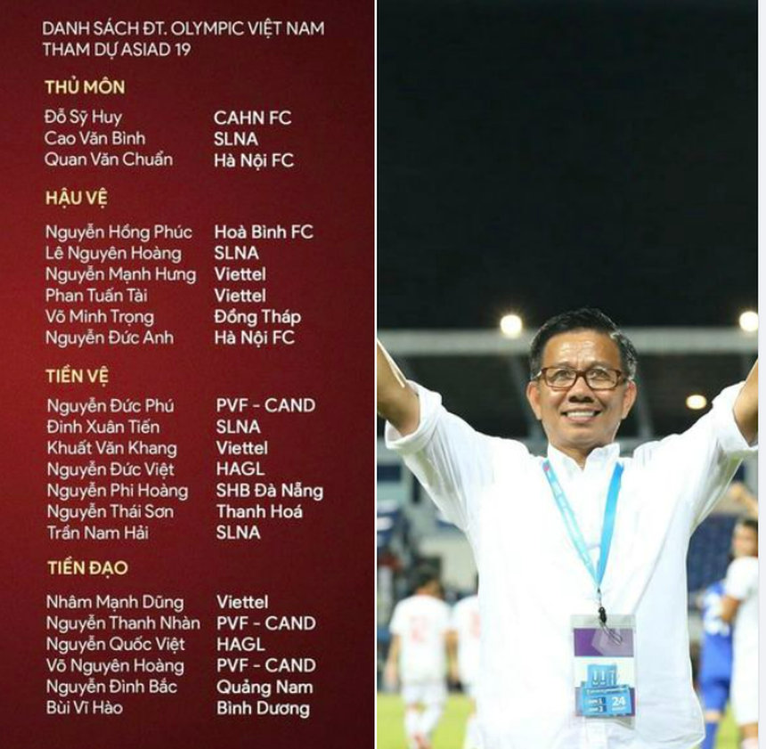 HLV Hoàng Anh Tuấn chia sẻ tâm tư khi công bố danh sách Olympic Việt Nam đá Asiad 19 - Ảnh 2.