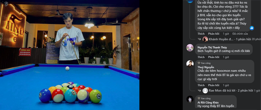 'Khủng long' Bích Tuyền thoải mái chơi bi-a, fan nổ ra tranh cãi vì điều này - Ảnh 2.