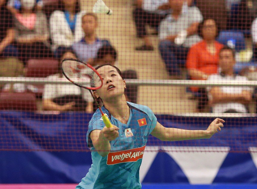 "Hotgirl" Thuỳ Linh vào bán kết Vietnam Open 2023 - Ảnh 1.