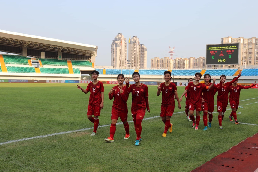 VIDEO ĐT nữ Việt Nam bổ sung tiền đạo thay Huỳnh Như tại ASIAD 19 - Ảnh 6.