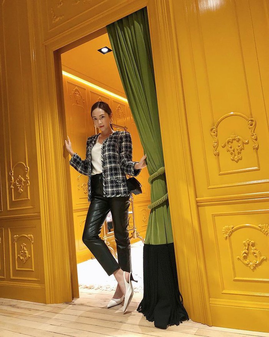 Áo khoác dạ tweed - item chấm phá outfit mùa thu sang chảnh ngút ngàn - Ảnh 7.