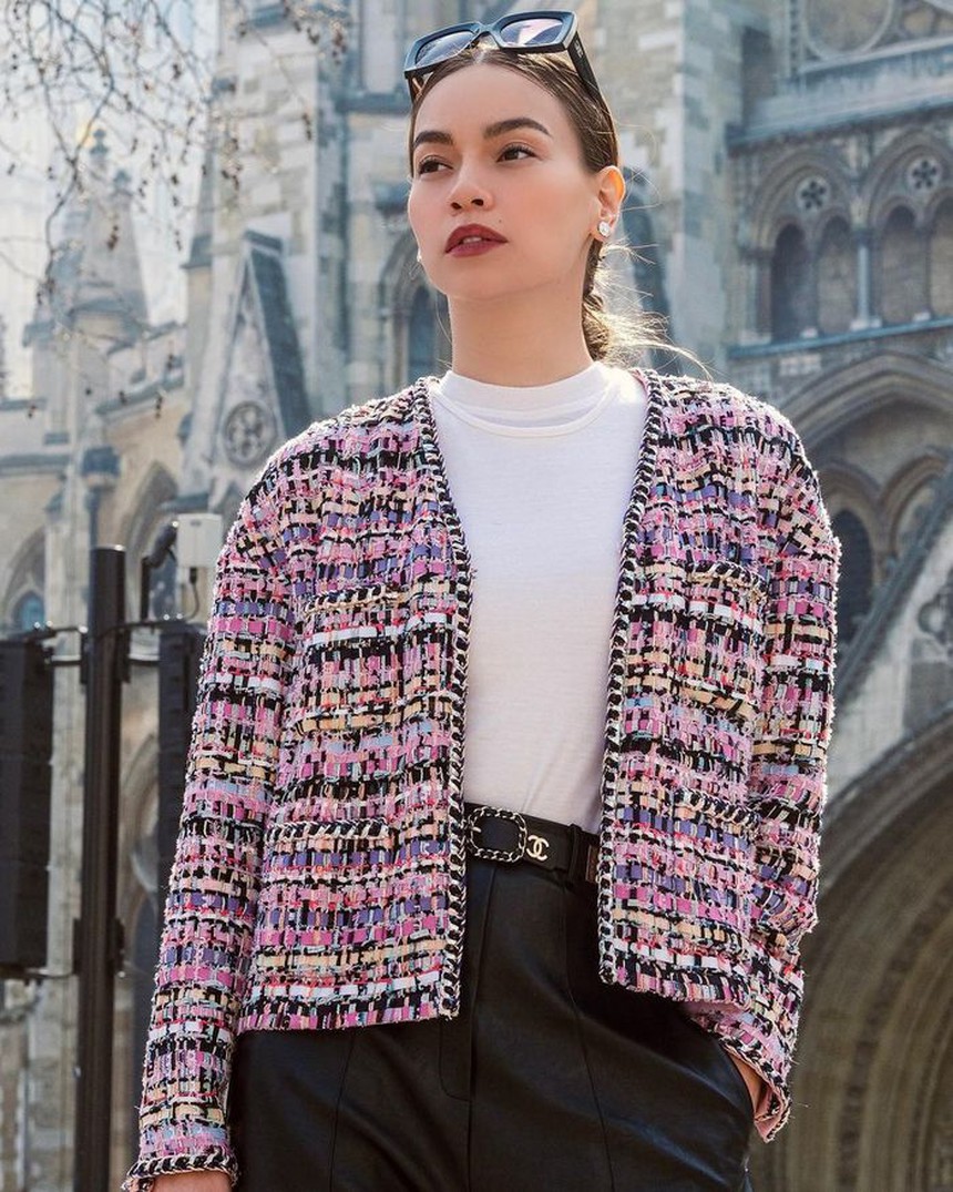 Áo khoác dạ tweed - item chấm phá outfit mùa thu sang chảnh ngút ngàn - Ảnh 10.