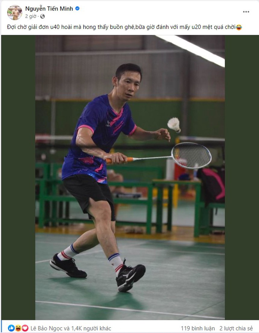 Sau khi vô địch lần thứ 15 ở tuổi 40, Tiến Minh thổ lộ nỗi buồn khi phải đấu với toàn đối thủ U20 - Ảnh 2.