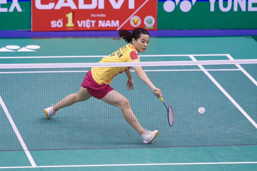 "Hotgirl" Thuỳ Linh đi dây 14 điểm khiến đối thủ Nhật Bản phải chào thua - Ảnh 1.