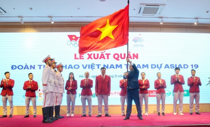 Đoàn Thể thao Việt Nam xuất quân dự ASIAD 19:Vượt qua chính mình - Ảnh 1.