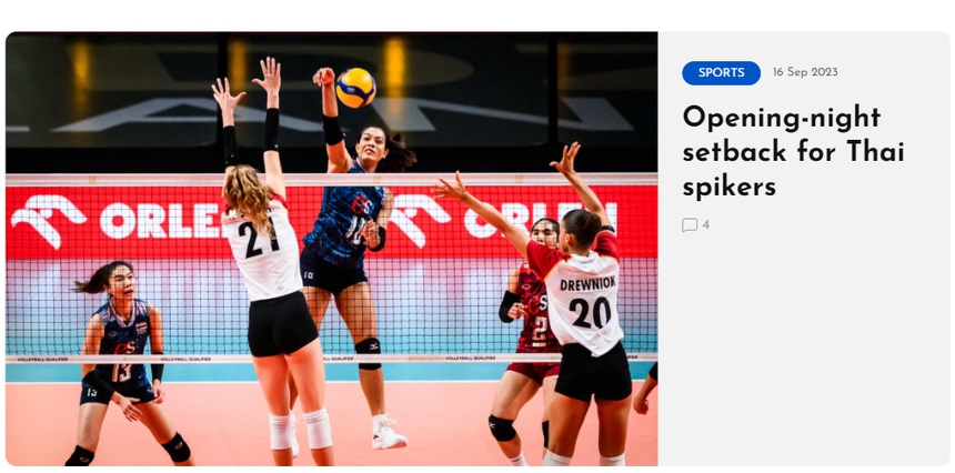 Thua liên tiếp ở vòng loại Olympic, nhà vô địch bóng chuyền châu Á Thái Lan bị truyền thông nghi ngờ - Ảnh 4. Thua liên tiếp ở vòng loại Olympic, nhà vô địch bóng chuyền châu Á Thái Lan bị truyền thông nghi ngờ - Ảnh 4.