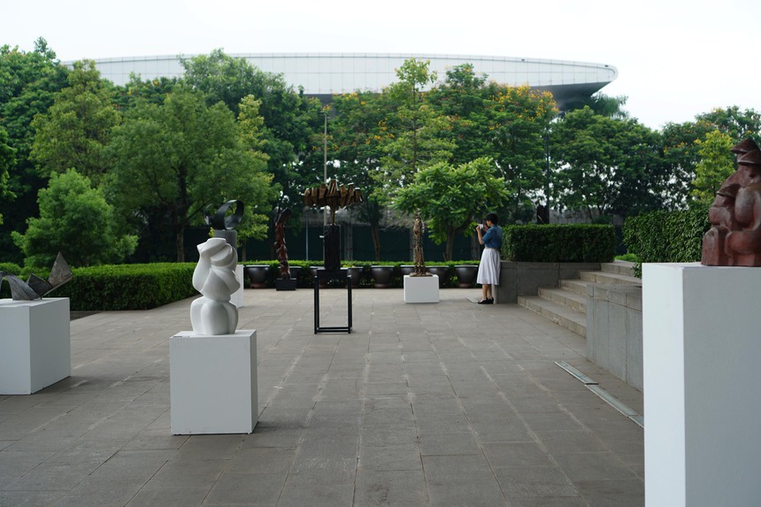 Rút ngắn vòng quay của triển lãm điêu khắc toàn quốc - Ảnh 1. Rút ngắn vòng quay của triển lãm điêu khắc toàn quốc - Ảnh 1.