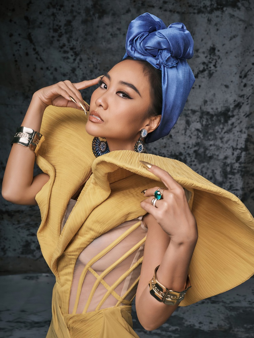 Đoan Trang và chồng tựa ‘Ngưu Lang Chức Nữ’ vì 'Chị đẹp đạp gió rẽ sóng 2023' - Ảnh 5. Đoan Trang và chồng tựa ‘Ngưu Lang Chức Nữ’ vì 'Chị đẹp đạp gió rẽ sóng 2023' - Ảnh 5.