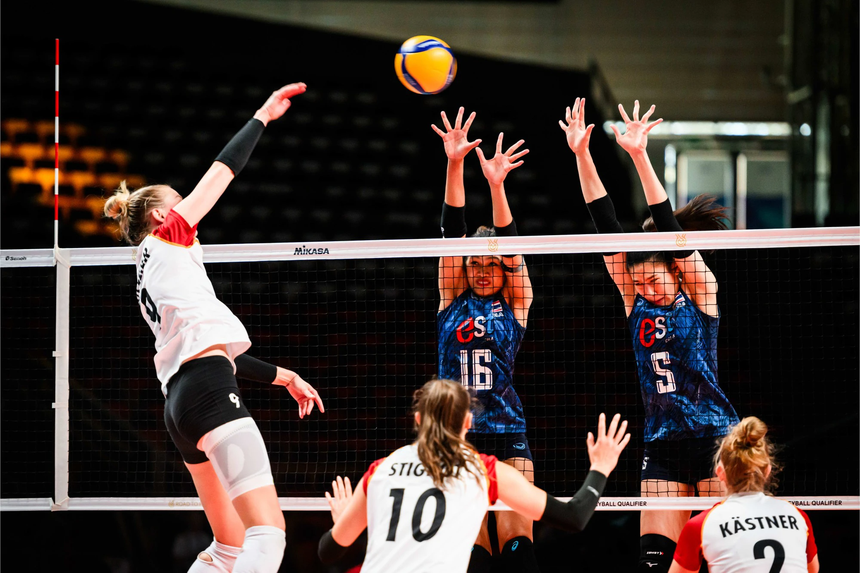 ĐT bóng chuyền nữ Thái Lan lại thua ở vòng loại Olympic Paris 2024 - Ảnh 3.