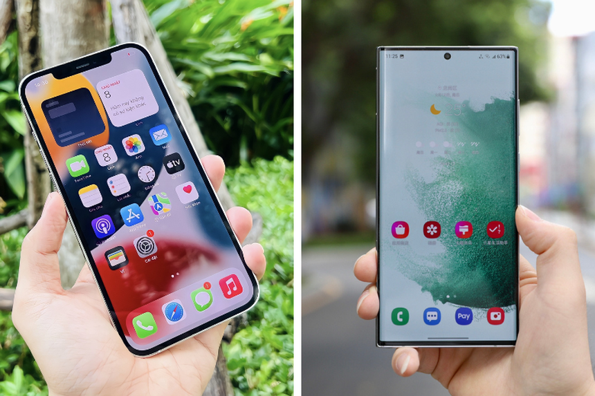 So sánh iPhone 12 Pro Max và Galaxy S22 Ultra: Liệu có phải là một cuộc chiến ngang tài ngang sức? - Ảnh 2. So sánh iPhone 12 Pro Max và Galaxy S22 Ultra: Liệu có phải là một cuộc chiến ngang tài ngang sức? - Ảnh 2.