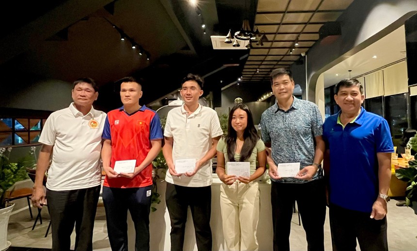 Quân đội lên dây cót tinh thần cho các VĐV tham dự ASIAD 19 - Ảnh 2.