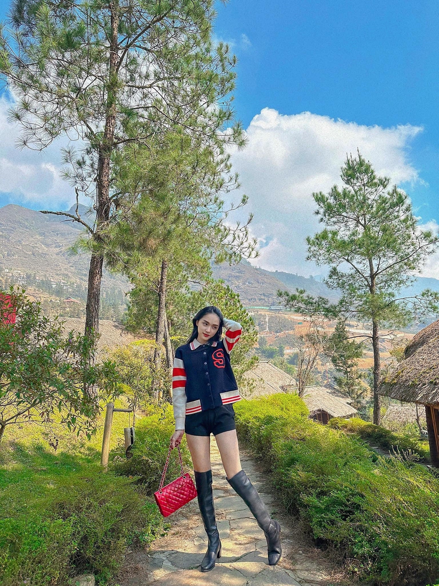 Gu thời trang du lịch đẹp "hết nước chấm" của Hương Giang - Ảnh 8.