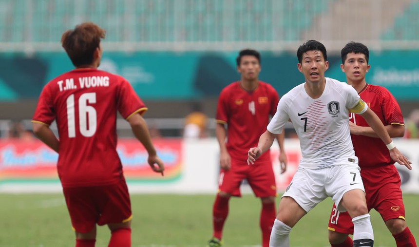 Son Heung Min chọc khe 'thần sầu', lĩnh xướng hàng công Olympic Hàn Quốc đánh bại Việt Nam tiến tới HCV ASIAD - Ảnh 2.