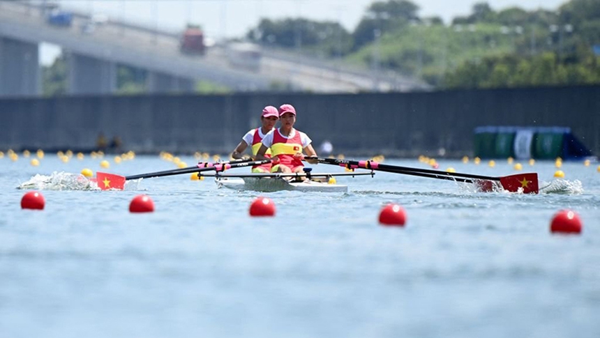 Đoàn Việt Nam kì vọng có huy chương ở môn Rowing khi thi chung kết hai nội dung vào sáng 24/9