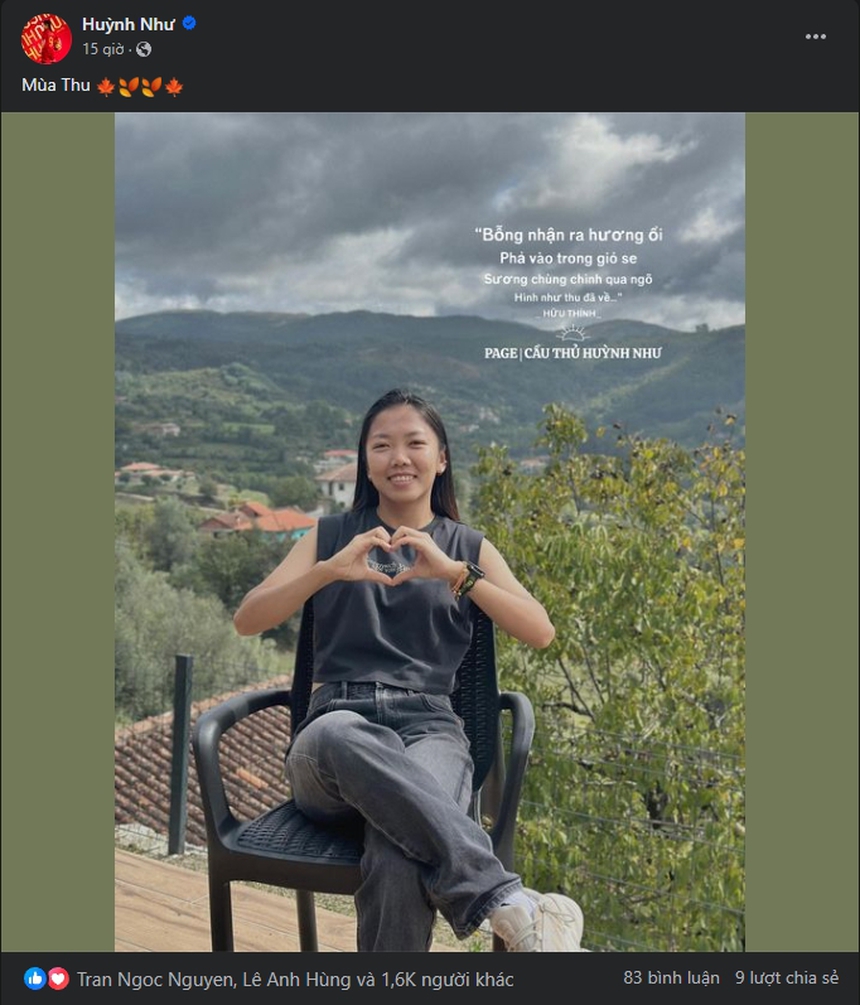 Huỳnh Như 'thả tim' tiết lộ điều độc lạ ở Bồ Đào Nha trước trận đấu quan trọng của ĐT nữ Việt Nam tại ASIAD - Ảnh 2. Huỳnh Như 'thả tim' tiết lộ điều độc lạ ở Bồ Đào Nha trước trận đấu quan trọng của ĐT nữ Việt Nam tại ASIAD - Ảnh 2.