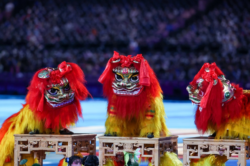 Chiêm ngưỡng bữa tiệc sắc màu của ASIAD 2023 - Ảnh 7. Chiêm ngưỡng bữa tiệc sắc màu của ASIAD 2023 - Ảnh 7.