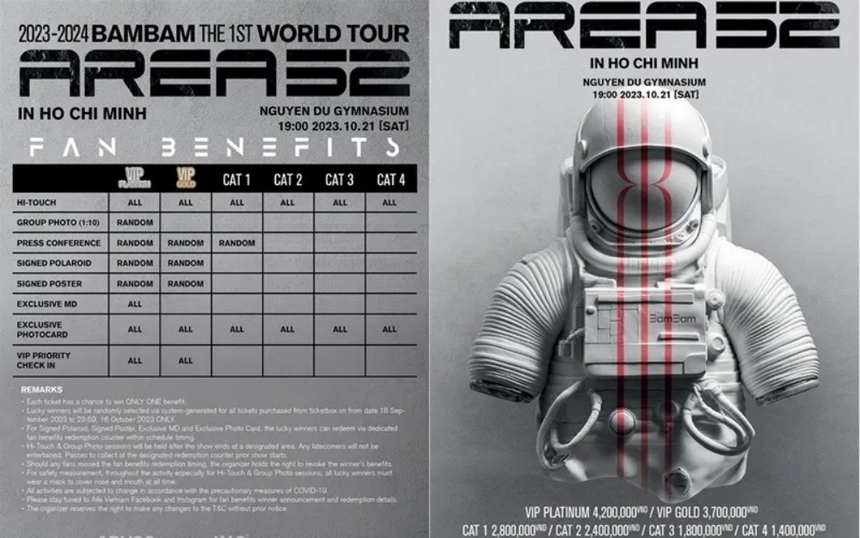 Lee Jong Suk, BamBam (GOT7) và các sao quốc tế 'đổ bộ' Việt Nam với giá vé hấp dẫn - Ảnh 5.