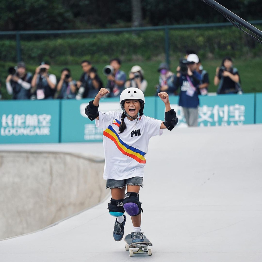 Chuyện về VĐV nhỏ tuổi nhất ASIAD 2023 - Ảnh 1.