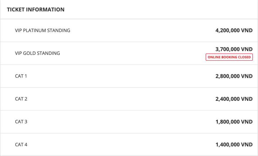 Concert Westlife tại Việt Nam cháy vé, trong khi BamBam (GOT7) mở bán 'chật vật' - Ảnh 5.