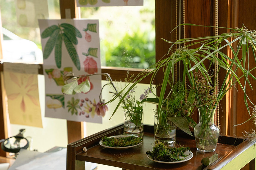 Hoa hậu Ngọc Hân đồng hành với các họa sĩ trẻ trong dự án xưởng sáng tác - Ảnh 1. Hoa hậu Ngọc Hân đồng hành với các họa sĩ trẻ trong dự án xưởng sáng tác - Ảnh 1.