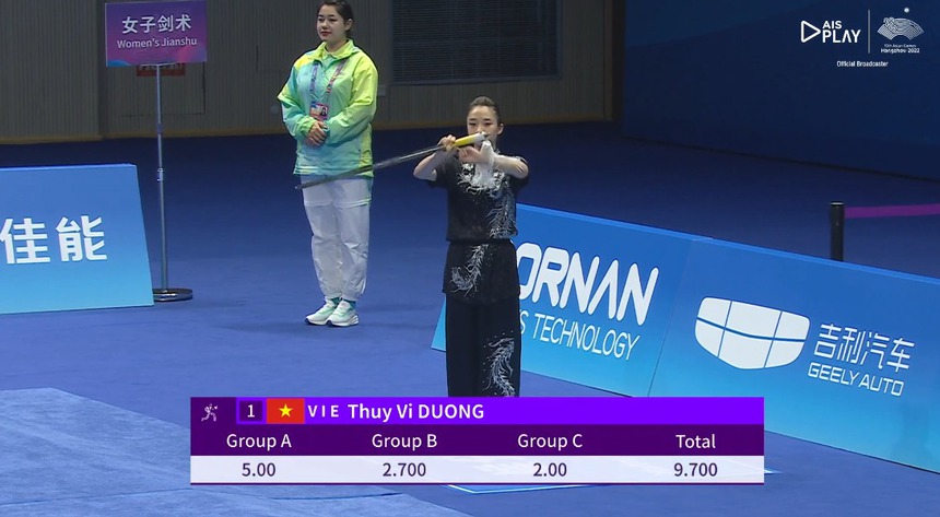 Dương Thúy Vi kết thúc phần thi Kiếm thuật tại ASIAD, xếp thứ 6 - Ảnh 2. Dương Thúy Vi kết thúc phần thi Kiếm thuật tại ASIAD, xếp thứ 6 - Ảnh 2.